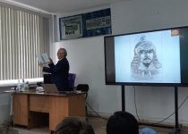 ВСТРЕЧА ДИРЕКТОРОМ НАЦИОНАЛЬНОГО МУЗЕЯ РТ КААДЫР-ООЛОМ АЛЕКСЕЕВИЧЕМ БИЧЕЛДЕЙ